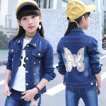 Girls butterfly sale coat