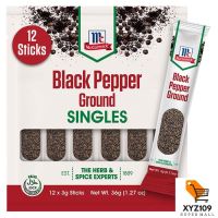 แม็คคอมิค ผงพริกไทยดำป่น แบบซอง 36 กรัม แพ็ค 12 [McComic, black pepper powder, envelope 36 grams, pack 12]