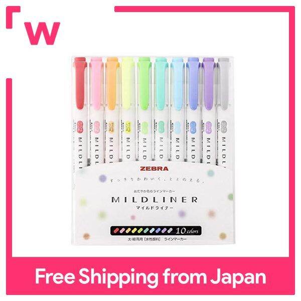 Zebra Highlighter Mildliner 10 Colors WKT710C Lazada PH