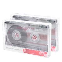 2Pcs Standard Cassette เครื่องเล่นเทปเปล่าเปล่า60นาที Magnetic Tape M76A