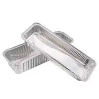 Aluminum Foil Holder Caterpillar Tin Paper Tray Tin Tray Rectangular Cake Bread Mold Baking Oven