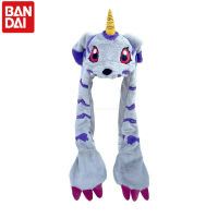 ต้นฉบับญี่ปุ่น Digimon การผจญภัย Kawaii Gabumon Plushie หมวกหมวกหยิกหมวกตุ๊กตาให้อบอุ่นหมวกหูขึ้นหัวเครื่องประดับสำหรับสาวๆ