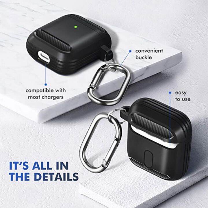 soft-cover-for-apple-airpods-1-2-case-carbon-fiber-earphone-accessories-wireless-bluetooth-cover-for-airpods-2-case-with-hook