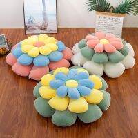 1 PCS 38/55/75CM Flower Shaped Down Cotton Seat Cushion Modern Style Home Bedroom Throw Pillows Decor Office Chair Pillow