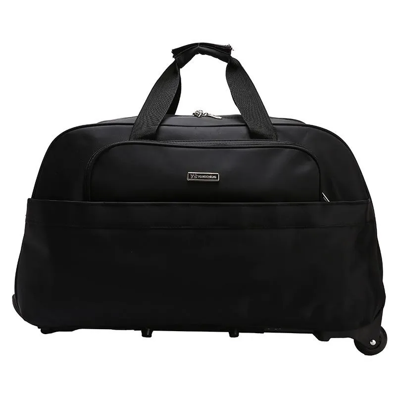 NETSENG Weekender Overnight Duffel Bag Shoe Pocket for Women Men Weekend  Travel Tote Carry On Bag (Black) | Walmart Canada