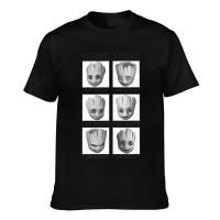 Marvel Guardians Of The Galaxy 2 Faces Of Groot Today I Feel Mens Short Sleeve T-Shirt