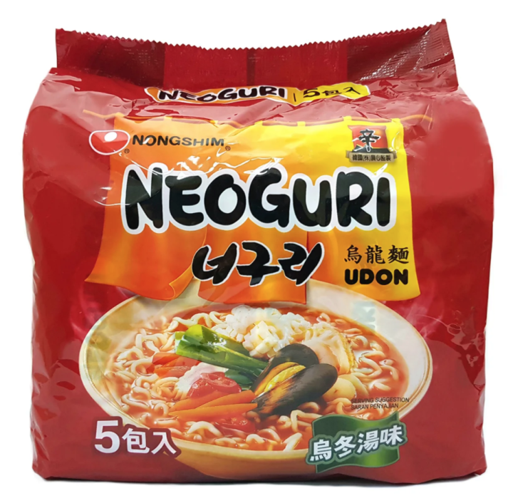 NongShim Neoguri Udon Instant Noodles 5 X 120g Lazada