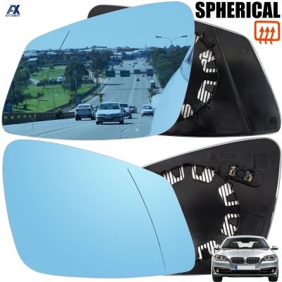For BMW F01 F02 F04 F07 F10 F11 F13 I3 F20 F30 F46 2010 - 2016 Left Right Side Wing Mirror Glass Heated Blue Convex Rear View