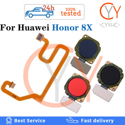 เซ็นเซอร์ลายนิ้วมือหน้าแรกปุ่มสัมผัส ID สายเคเบิ้ลหลักส่วนการซ่อมโทรศัพท์สำหรับ Huawei Honor 8X
