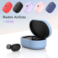 Silicone Protective Case For Redmi Airdots Cover For Xiaomi Redmi AirDots Headsets Case Earphone Wireless Charging Box Cover Headphones Accessories