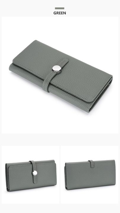 top-royal-bagger-genuine-leather-long-wallet-women-large-capacity-wallets-soft-cowhide-female-clutch-phone-bag-slim-purse-elegant-card-holder