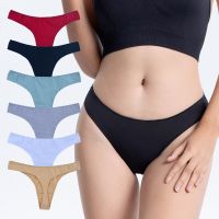 2023 Sexy Thong Briefs Womens Cotton Underwear Woman Slip Cheeky Panties Brazilian Underpants Lady T Back Brief Panti Lingerie