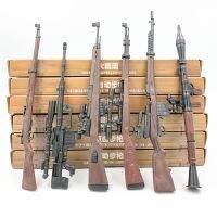 6ชิ้นระดับ1/6ประกอบโมเดล98K M200 RPG SVT40 38 G43 S ตุ๊กตาขยับแขนขาได้อาวุธตกแต่งด้วยอิฐโต๊ะพร้อมกล่อง