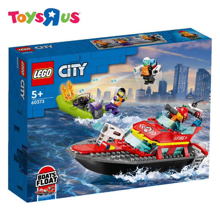 lego city fire ship