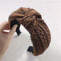 Folk-custom Knitting Knot Headbands For Women Bow Hairbands Bohemia Hair Accessories Flower Hair Bands For Women Head Wrap