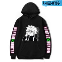 Japanese Anime Hoodies Hunter X Hunter Men Pullovers Hoodies Sweatshirts Killua Zoldyck Hisoka 90s Hoody Tops Mens Hoodies Size XS-4XL