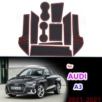 Anti-Slip Mat Phone Gate Slot Mats Cup Rubber Pads Rug For AUDI A3 8Y MK4 2021 2022 Car Interior Door Pad/Cup Non-slip pad