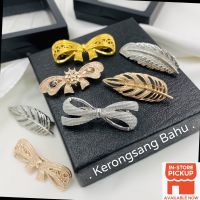 เข็มกลัดติดไหล่ Kerongsang,1ชิ้นฮิญาบ Bahu Tanpa Batu 1เข็ม Tudung