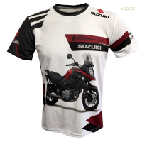 New！2023！Suzuki 650 V-shaped Strom 650XT Mens Adventure T-shirt MY21 High quality products （Freeprinting of names）