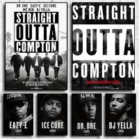 Hip Hop Music Rap Star N.W.A Straight Outta Compton Picture Art Home Decor Room Living Wall Decor ผ้าใบคุณภาพภาพวาดโปสเตอร์ New