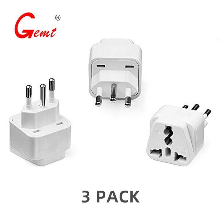Brazil South Africa Travel Plug Adapter Grounded Universal Type N Plug