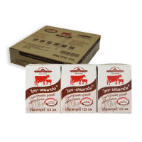 [ส่งฟรี!!!] ไทย-เดนมาร์ค นมปรุงแต่งยูเอชที รสช็อกโกแลต 125 มล. แพ็ค 48 กล่องThai-Denmark UHT Chocolate 125 ml x 48