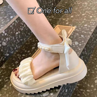 [พร้อมส่ง] One for all พร้อมส่งจากไทย ฮิตที่สุด รุ่น TX394 รองเท้าแตะแบบสวม หัวโต รองเท้าหัวกลม เพิ่มความสูง สีสันสดใส น่ารัก แฟชั่นสำหรับผู้หญิง