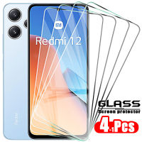 กระจกนิรภัยสำหรับ Xiaomi Redmi 12 หมายเหตุ 12 S 12 Pro PLUS 12c 12 4G 5G C แก้วป้องกันเต็มรูปแบบกาว 9H HD Screen Protector-hdfssaa