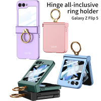 WindCase For Samsung Galaxy Z Flip 5 Hard PC Case Compatible with Magsafe with Hinge Protection &amp; Ring Stand