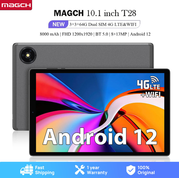 MAGCH 3+64G/6+64G T28 genuine Android tablet 12 inch IPS tablet