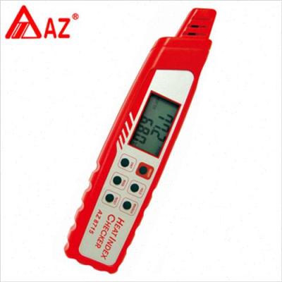 AZ8750ดัชนีความร้อนเมตรความร้อนจังหวะ Preventer ปากกาประเภทจอแสดงผลแบบ DUAL Barometric อุณหภูมิความดันโดยรอบหรือจุดน้ำค้าง RH