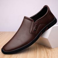 Leather Men Casual Shoes Breathable Soft Sole Office Loafers Shoes Men Designer Shoes Men Italian Brand Moccasins Zapatos Hombre