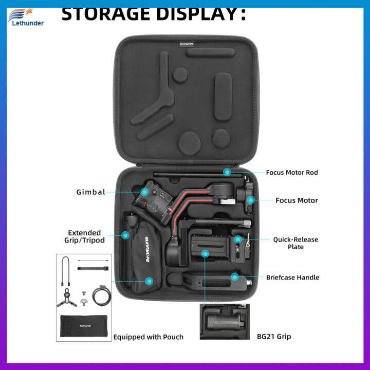 การจัดเก็บกระเป๋าสะพายกระเป๋าเดินทางแบบพกพาป้องกันกระเป๋าเดินทางเข้ากันได้สำหรับ-dji-ronin-rs3มือถือ-s-tabilizer-g-imbal