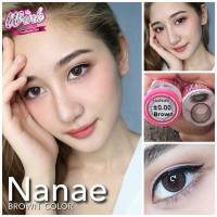 ? มีค่าสายตา ? Wink Nanae Brown ?รายเดือน มีอย แถมตลับฟรี? กรองแสง รายเดือน มีอย. เลนส์นิ่ม สวยปังมาก เกาหลี   คอนแทคเลนส์ ตาโต  Tiktok