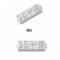 DC12V-24V 5CH * 3A 2.4G RF 5 In1 WB5ตัวควบคุมบลูทูธ LED 2.4G ไร้สายระยะไกล Tuya App คลาวด์ควบคุมสำหรับแถบไฟ1-5สี