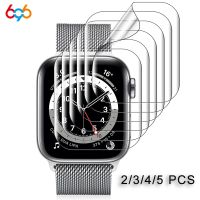 ▨ Folia zabezpieczająca ekran do zegarka Apple 8 7 6 SE 5 4 3 przezroczysta pełna ochrona Film do serii iWatch 38/40mm 41mm 42mm 44mm 45/49mm