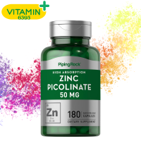 Zinc Picolinate (High Absorption Zinc), 50 mg, 180 Quick Release Capsules