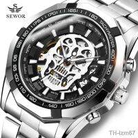 ⌚ นาฬิกา SEWOR think swatches mechanical watches waterproof hollow steel belt manufacturer