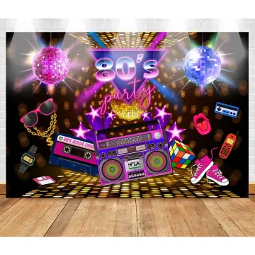 Back to the 80s Party Decorations 80s Themed Party 80s 90s Party Backdrop  80s Balloon Garland Inflatable Radio 80s Party Decoration for 80s Themed  Party Hip Hop Party 80s Birthday Party Decorations 