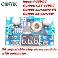【✴COD✴】 suanfu 5a โมดูลปรับสเต็ปดาลง Dc Dc Dc พร้อมทรงประสิทธิภาพโวลต์มิเตอร์