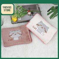 YNDVQO STORE ชาร์จใหม่ได้ ปักลายแมว ฤดูหนาวในฤดูหนาว ถุงอุ่นที่บ้าน ขวดน้ำร้อนไฟฟ้า เครื่องอุ่นมือ เครื่องมือให้ความอบอุ่น