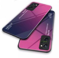 [พร้อมส่งจากไทย] Case Realme 9i เคสกระจกสองสี เคสเงาไล่สี ขอบนิ่ม TPU CASE เคส realme9i สีกระจกเทมเปอร์ปลอกแก้วฝาหลังกันชน