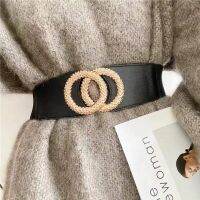 【cw】 HighBeltWomen Wide WaistCorsetAdjustable No Buckle Female Ladies Waistband forFashion Belts