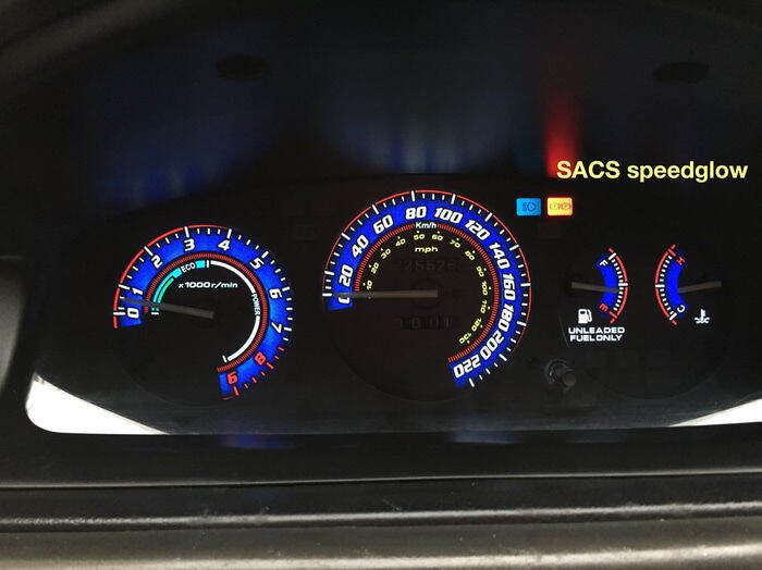 Panel speedometer custom real indiglo hybrid Honda Civic genio Lazada