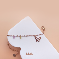 Lilith - Butterfly bracelet สร้อยข้อมือ กำไลข้อมือ จี้ผีเสื้อ