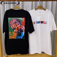 976 [พร้อมส่ง] เสื้อยืดแขนสั้น Travis Scott Astro World หลายสี SML2XL3XL