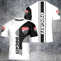 2023 New2022ฤดูร้อนใหม่ Ducati เสื้อยืดผู้ชายขนาดใหญ่ฮาราจูกุเสื้อยืด3D อะนิเมะแขนสั้นผู้ชายเสื้อผ้าเสื้อยืดเสื้อยืดด้านบน