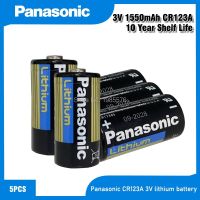 【New-store】 gaowei 5PC PANASONIC Original CR123A CR123 123A CR 123 A123 CR17345 16340 3V สำหรับกล้องไฟฉายแห้ง Primary Cell