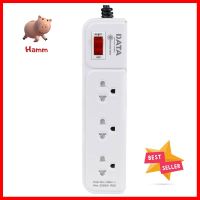 รางปลั๊กไฟ 3 ช่อง 1 สวิตซ์ DATA AP3159 2 ม. สีชมพูPOWER STRIP DATA AP3159 3-OUTLET 1-SWITCH 2M PINK **ด่วน สินค้าเหลือไม่เยอะ**