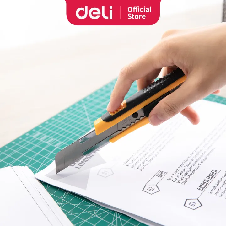 Deli Cutter Besar Mata Pisau baja SK5 keras, penutup snap-off, Aman ...